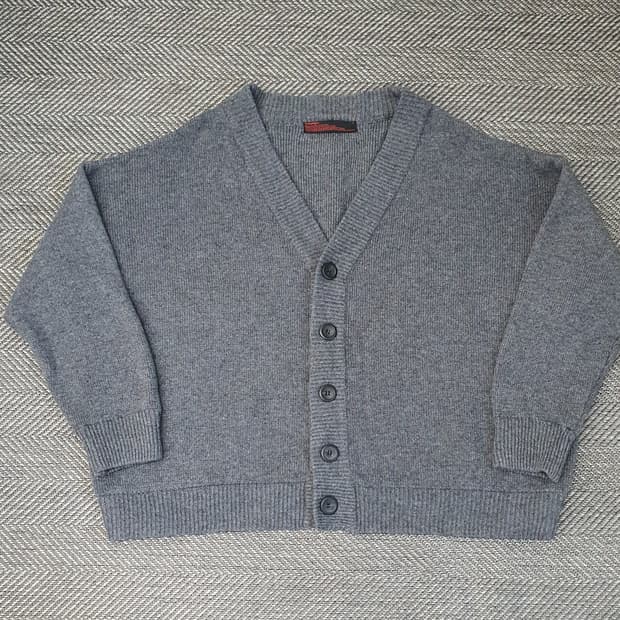 꼼빠뇨 오버핏 니트 가디건 남자120