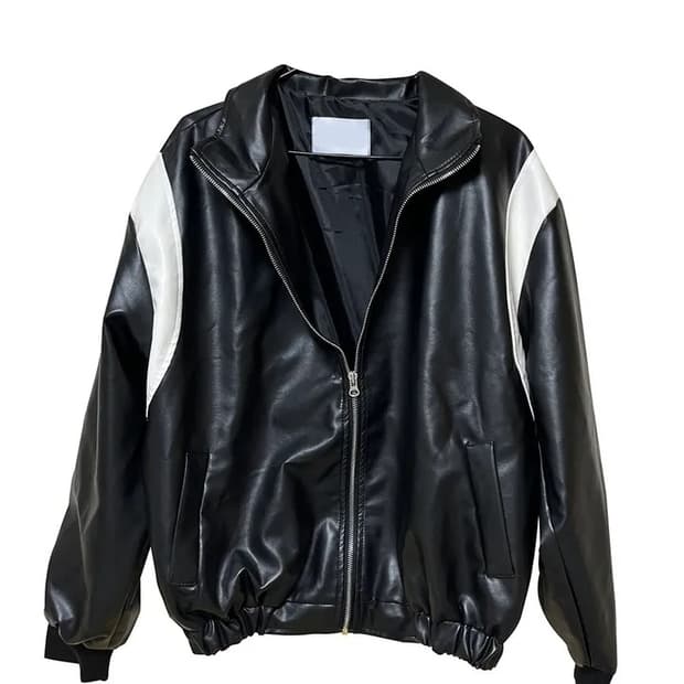 흰검 레더자켓