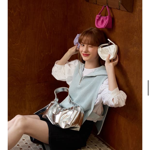 엘리스 마샤 셔링백 실버