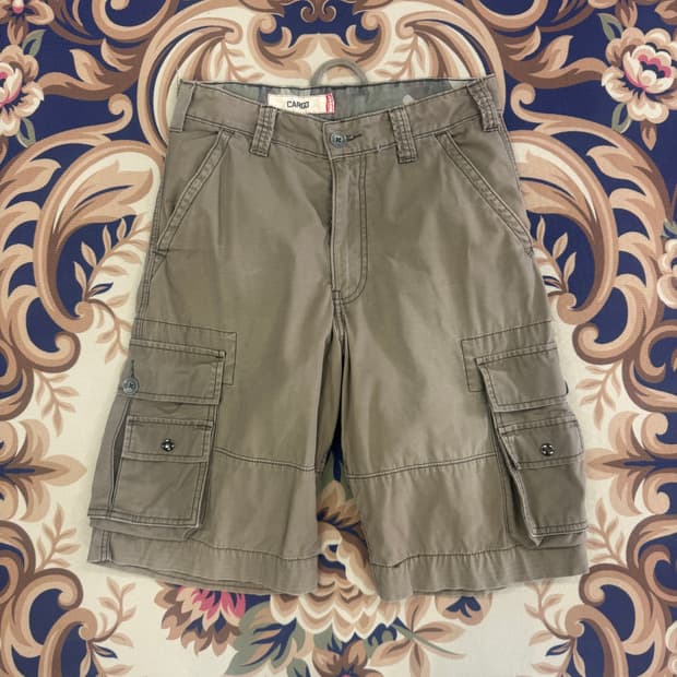 (29)00s리바이스 Levis 코튼 카고 반바지(카키)