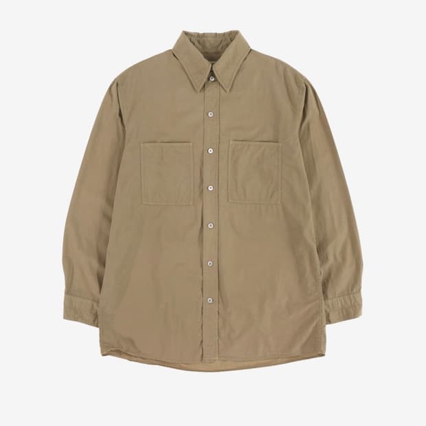 르메르 더블 포켓 코튼 셔츠 카멜 / 46