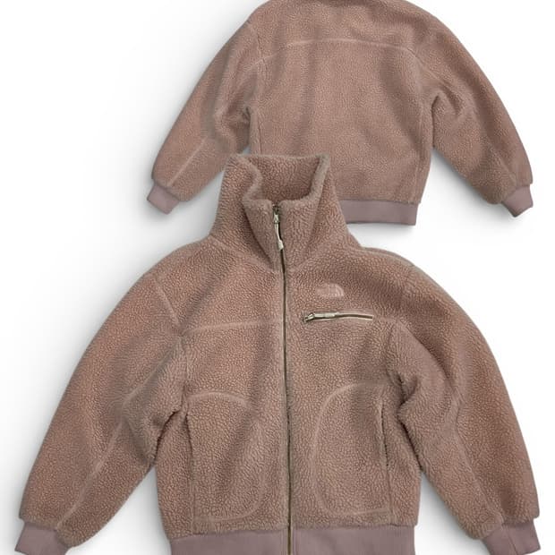 노스페이스 플리스 자켓 핑크 XS