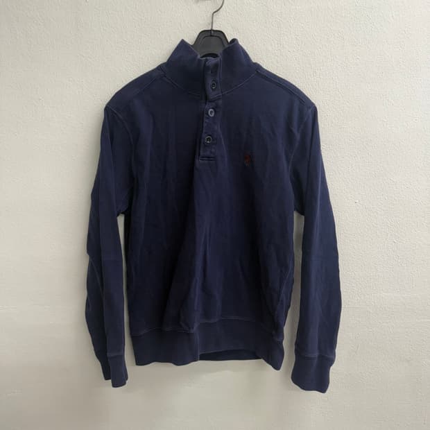 폴로 랄프로렌 네이비 버튼넥 스웨터 S