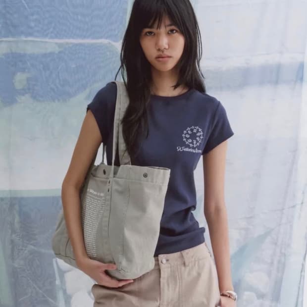 웰빙익스프레스 PEACE Pigeon Tee Navy m