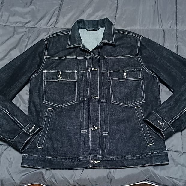 에잇세컨즈 청자켓 100 가슴58 기장65