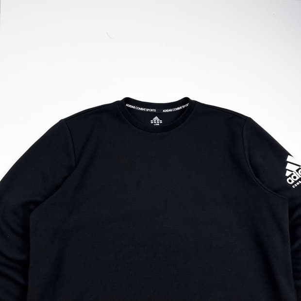 아디다스 오리지널 블랙 크루넥 맨투맨 (L)