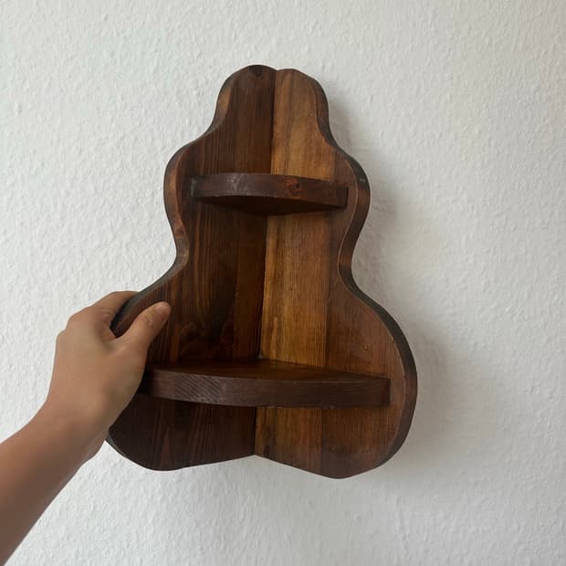 독일)빈티지 우드 모서리선반