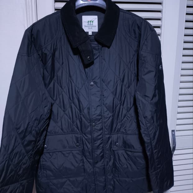 110 헨리코튼 퀼팅 누빔자켓 경량패딩