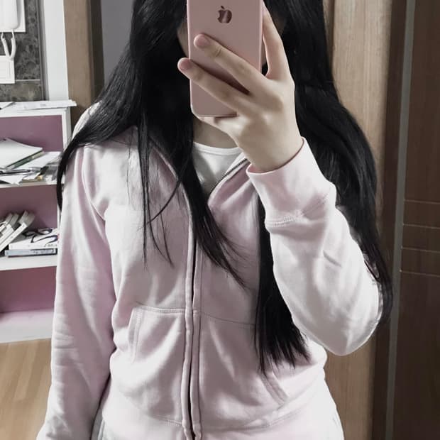 폴로 랄프로렌 후드집업 연핑크