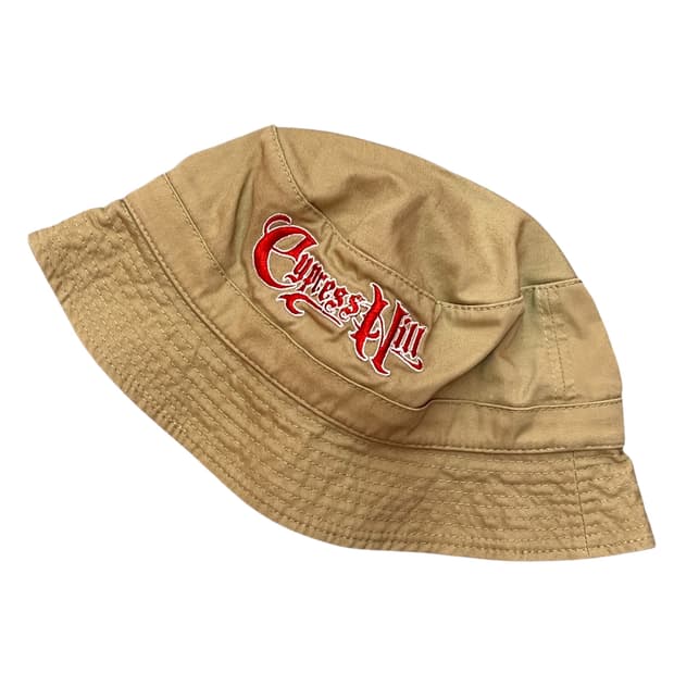 빈티지 Cypress Hill 로고 자수 버킷햇