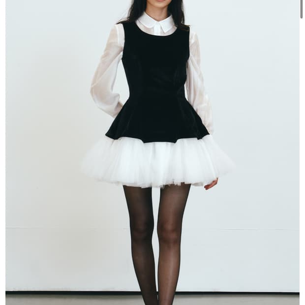 더티스 PRINCESS PEARL MAXI SHA SHORT DRESS