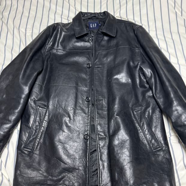 90s 올드갭 카코트 블랙L