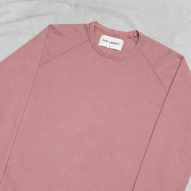 46 아워 레가시 핑크 맨투맨