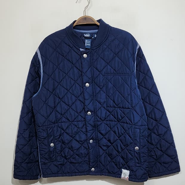 (L) 랄프로렌 폴로 퀼팅자켓 네이비 누빔점퍼 캐주얼 