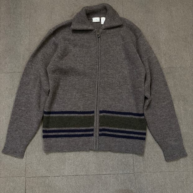 90s L.L.Bean 엘엘빈 울 집업 