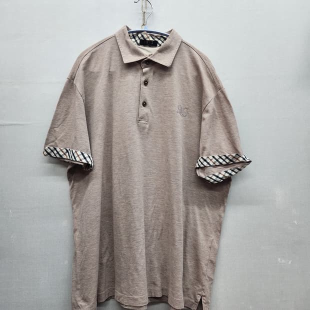 닥스 로고 소매 디테일 반팔카라 110(XL)