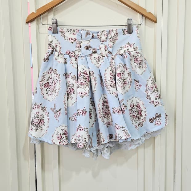 리즈리사(LIZ LISA) 플라워 큐롯 스커트