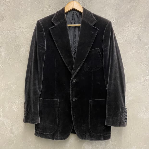 [46] GUCCI 구찌 벨루어 코튼 투버튼 블레이저