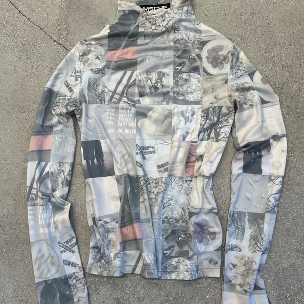 Mschf 프린팅 패턴 상의  