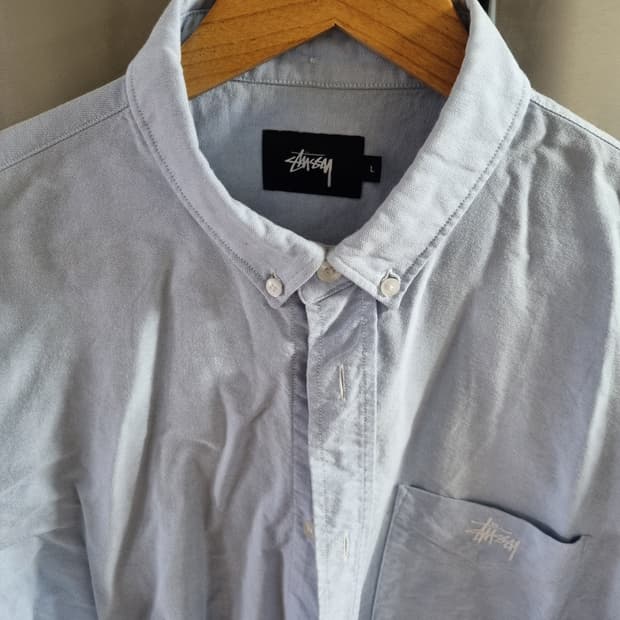 Stussy Oxford 3/4 Sleeve Shirt 