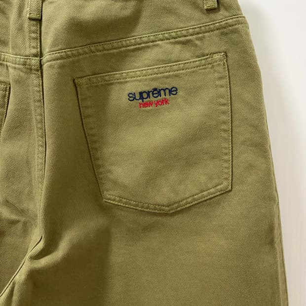 Supreme ' Baggy Denim Short Olive