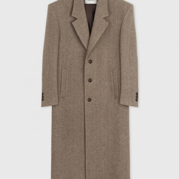 타일레 싱글 헤링본 코트 2사이즈