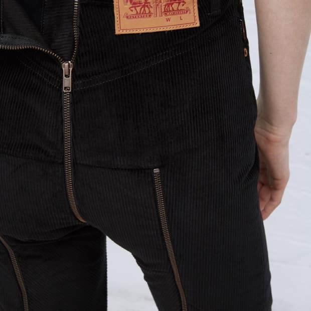 베트멍 리바이스 블랙 코르듀이 팬츠 M
