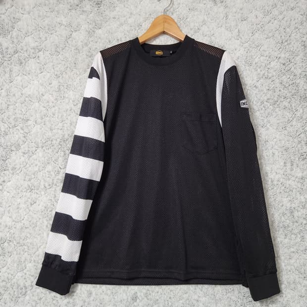 H169 [XL] Indice 인다이스 매쉬 긴팔 티셔츠
