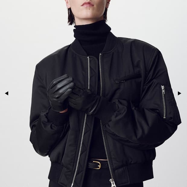 토니웩 리사이클 크롭 패디드 봄버