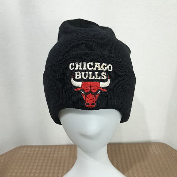 빈티지 불스 로고 니트 비니 P2006