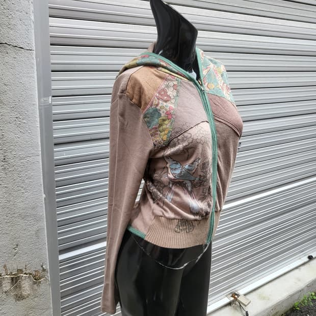 skinny minnie Hooded zip-up  