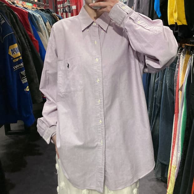 [IM] 폴로 랄프로렌 긴팔 셔츠 퍼플