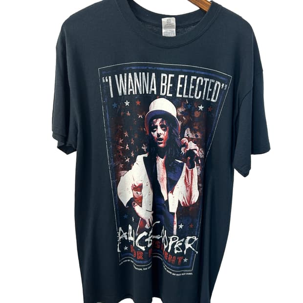 길단 앨리스 쿠퍼 "I WANNA BE ELECTED" 반팔 티셔츠