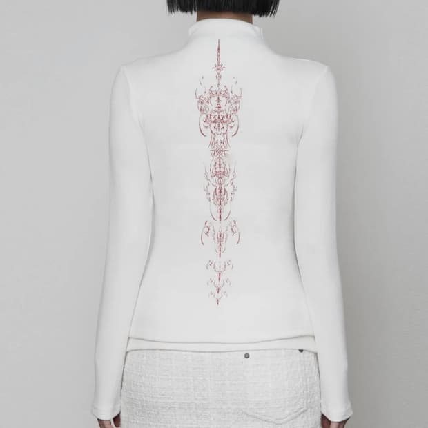 에트오소메 하프터틀넥 롱슬리브