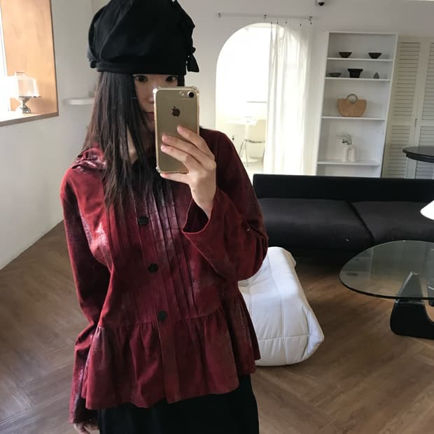 vintage frill blouse