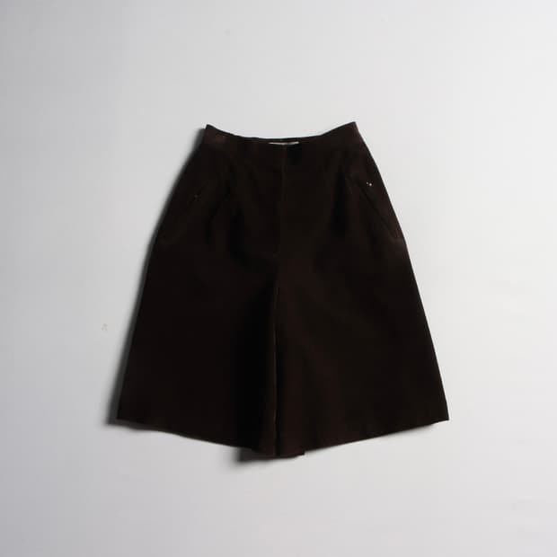 패치 디테일 코듀로이 슬렉스 반바지