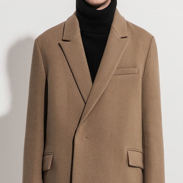 드로우핏(Draw fit) 베이지 싱글코트