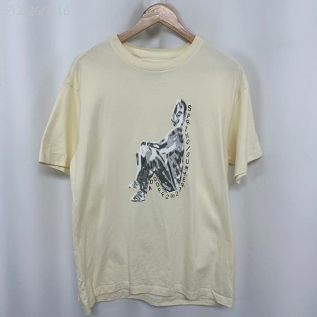 애드오프 남자 면 반팔티 M