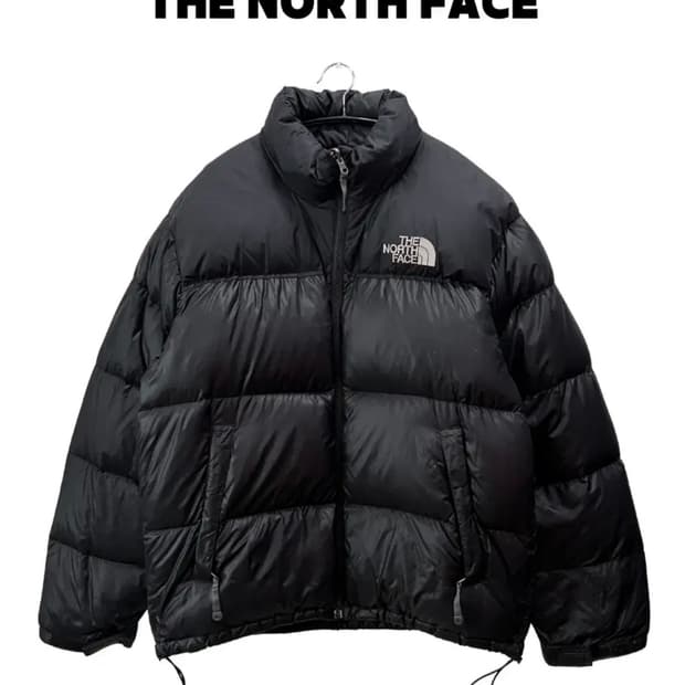 노스페이스 해외수입판 1996 레트로 눕시 다운 자켓 블랙