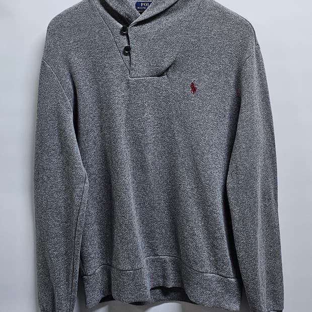 폴로랄프로렌 숄카라 스웻셔츠 M