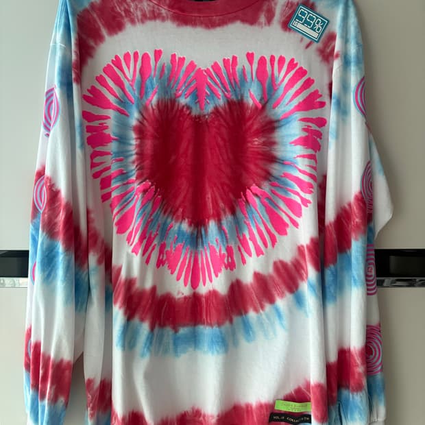 99%is TIE-DYE SLEEVE T-SHIRT 타이다이 긴팔 티셔츠