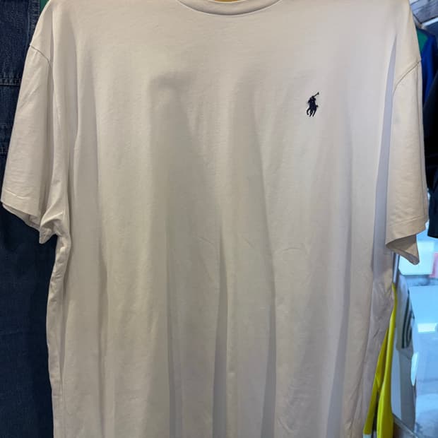 폴로 랄프로렌 화이트 반팔 티셔츠