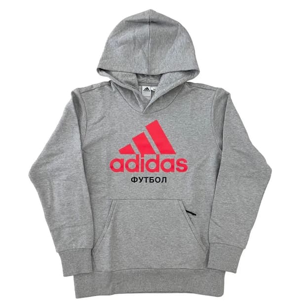 “ФУТБОЛ” Logo Hoodie Grey