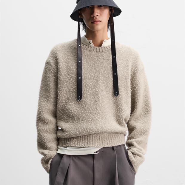 자라 X 나누시카 셰그 이펙트 울 스웨터