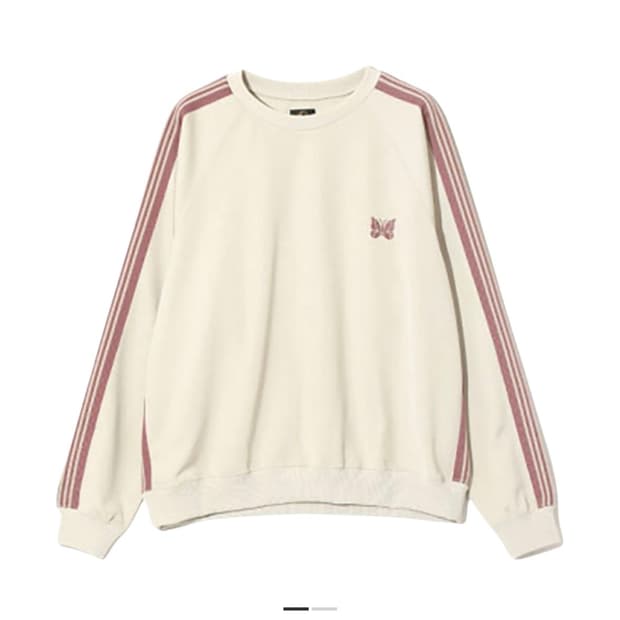 니들스 폴리 스무스 트랙 크루넥 맨투맨 아이보리L