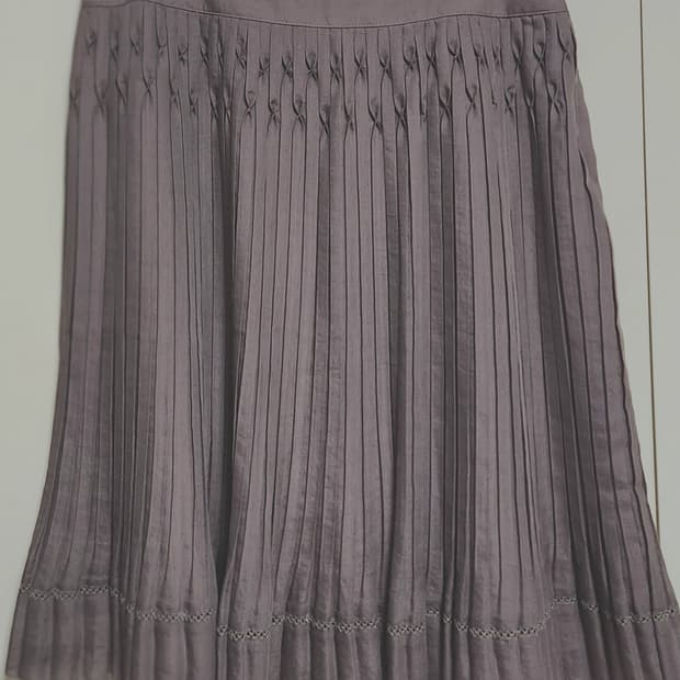 Aylesbury 브라운 플리츠 스커트