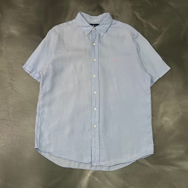  폴로랄프로렌 린넨 하프 셔츠 y16222