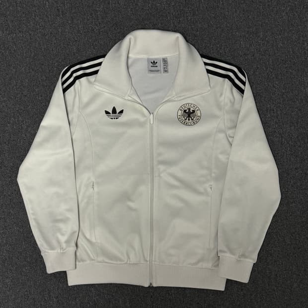 아디다스 독일 베켄바우어 트랙 탑 오프 화이트 