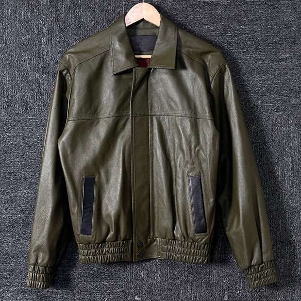 KOLEAT 카키 양가죽 자켓 남녀공용