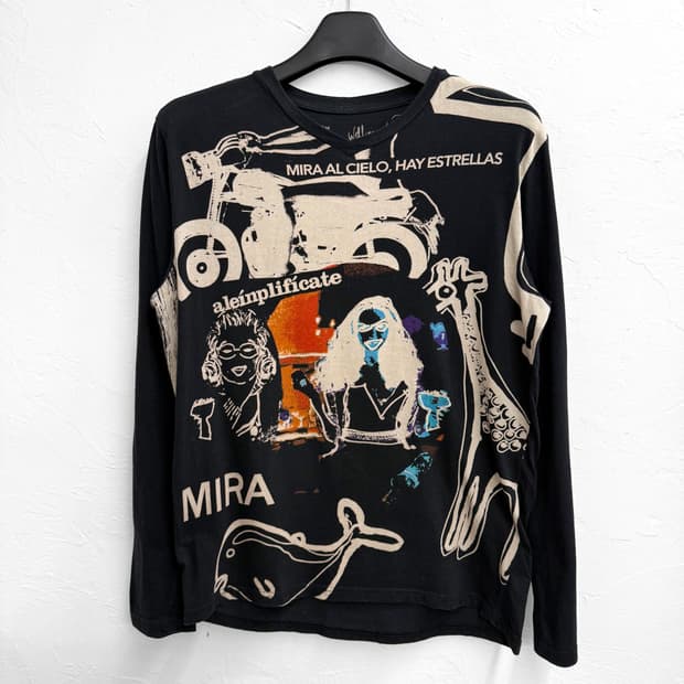 desigual 그래픽 롱슬리브 